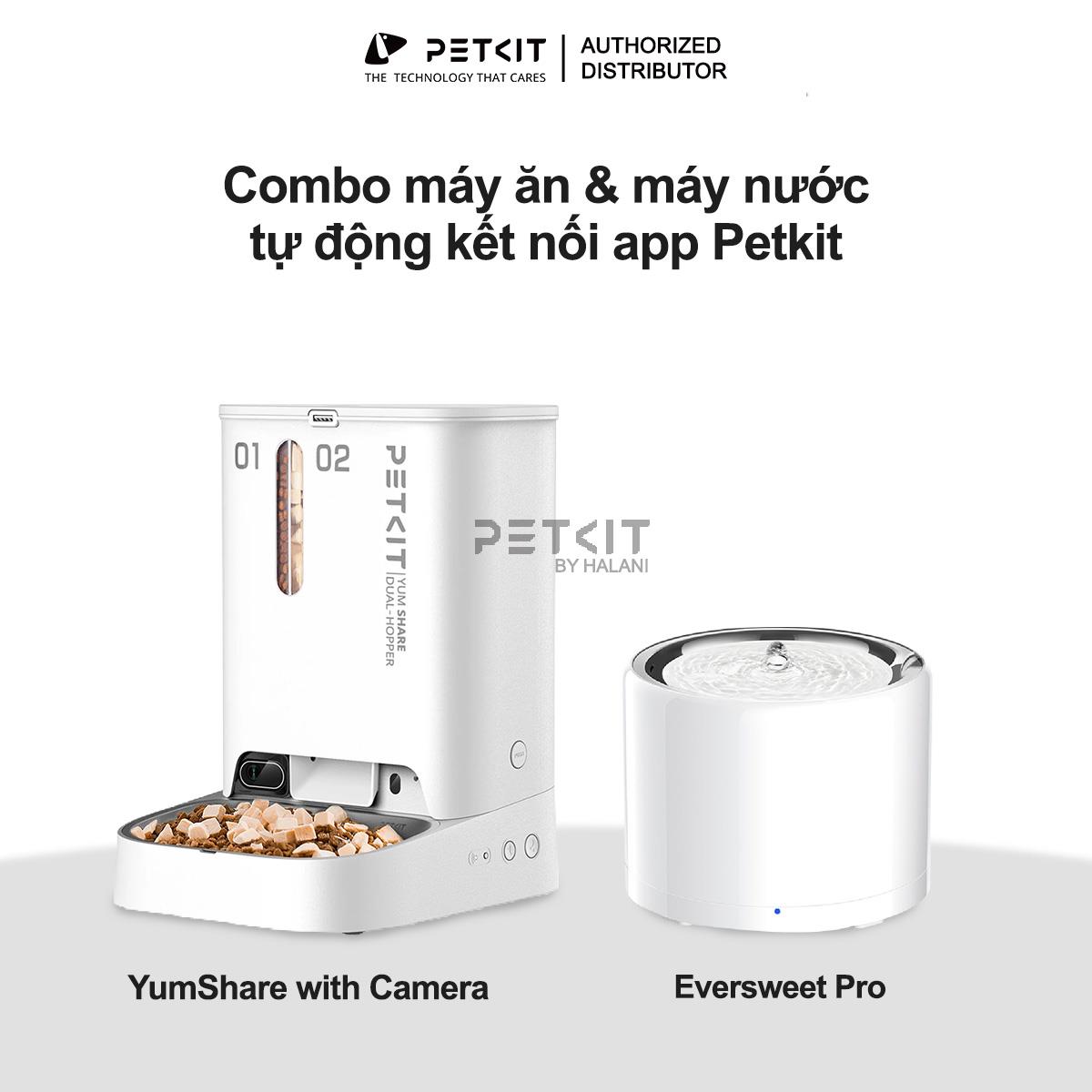 Combo máy ăn & máy nước pro nhà PETKIT