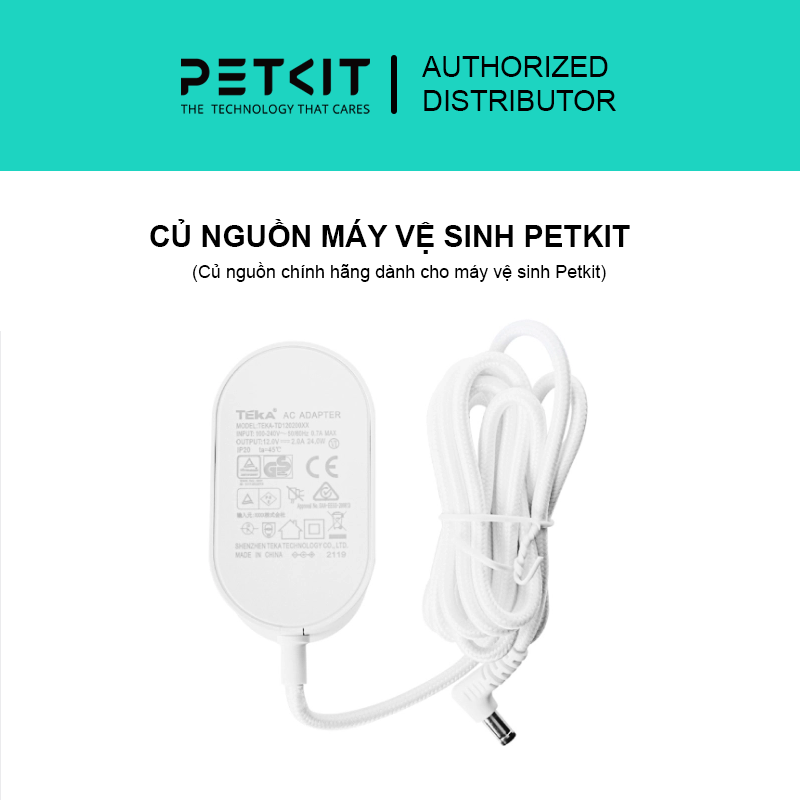 [Chính hãng] Dây sạc nguồn Petkit 