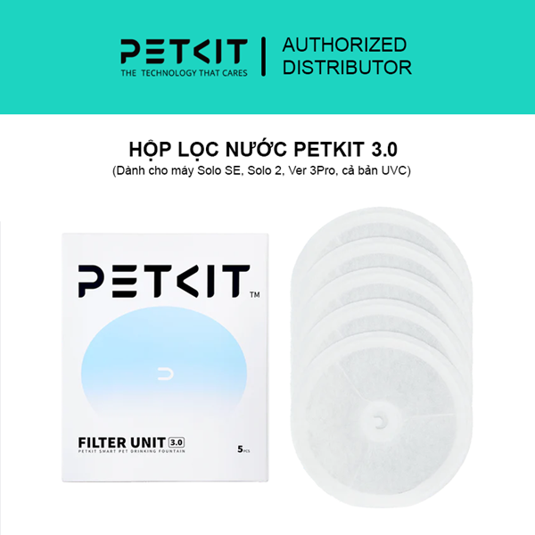 Hộp 5 Tấm Lọc máy nước Petkit ( Fillter)