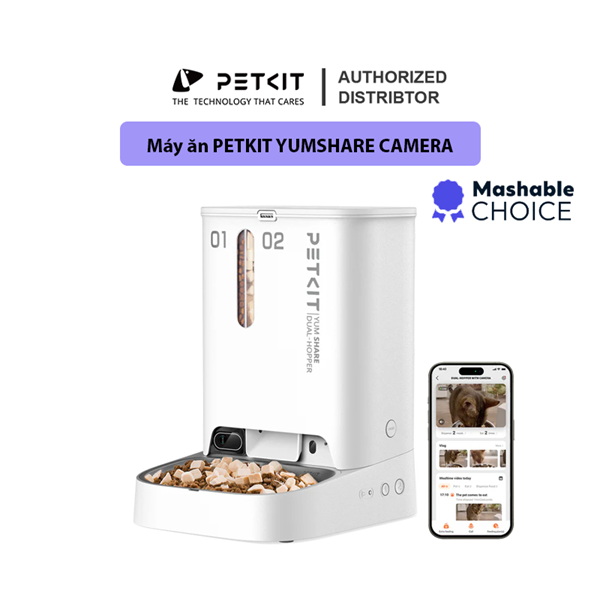 Combo máy ăn & máy nước kết nối app tiết kiệm nhà PETKIT